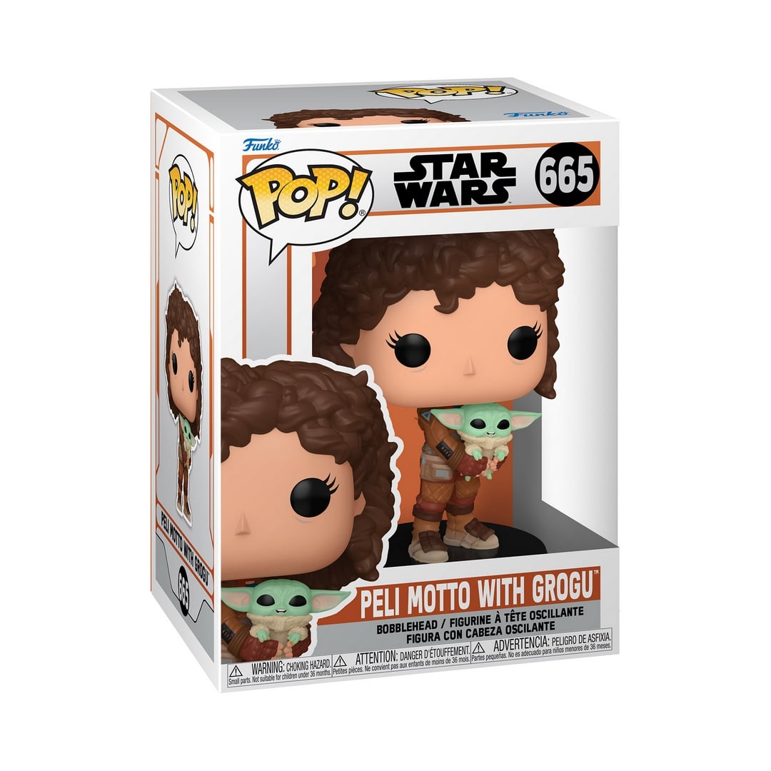 Pop Vinyl-The Mandalorian Peli Motto w/Grogu