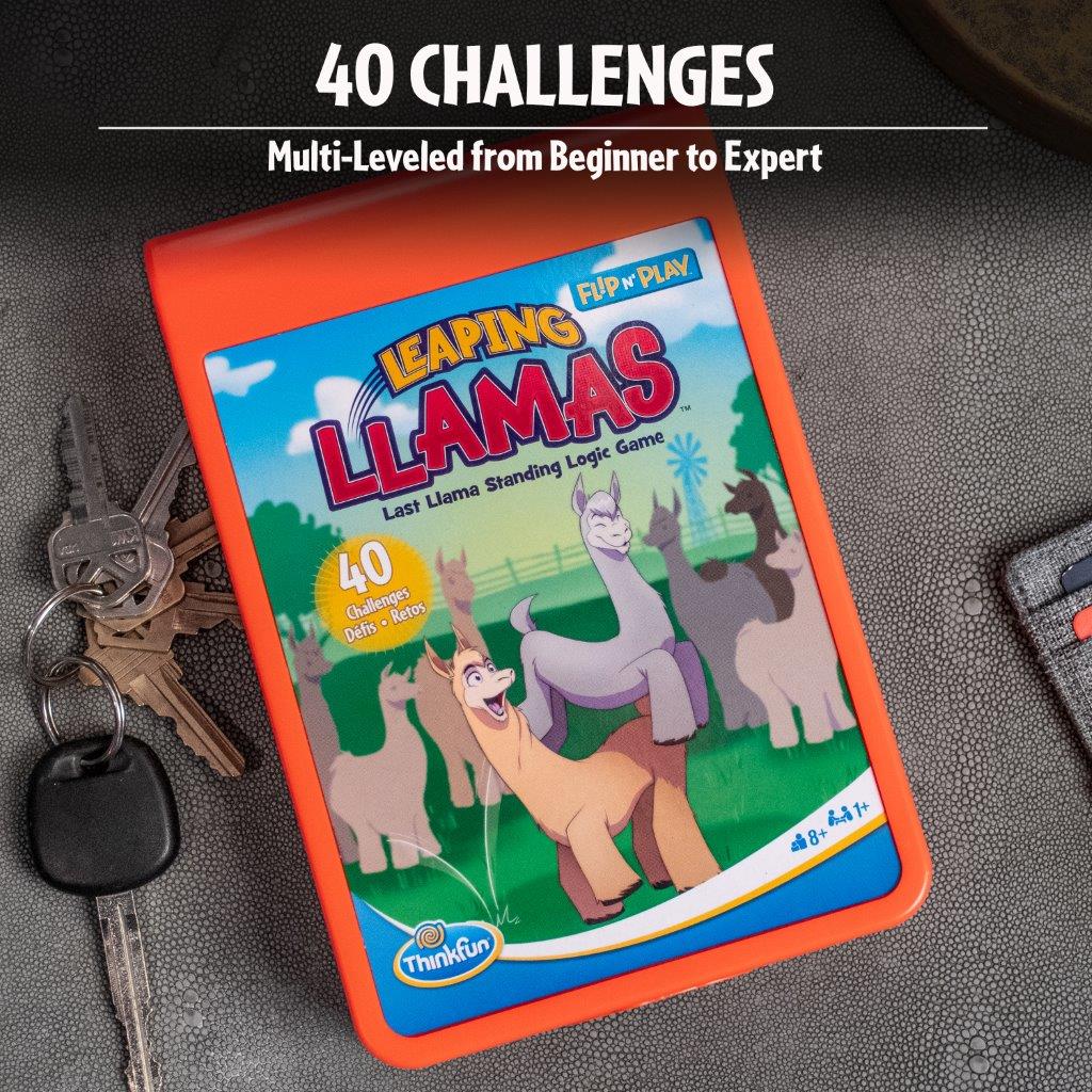 Ravensburger Flip N' Play Leaping Llamas Board Game