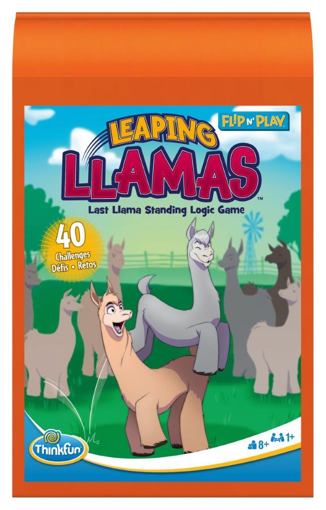 Ravensburger Flip N' Play Leaping Llamas Board Game
