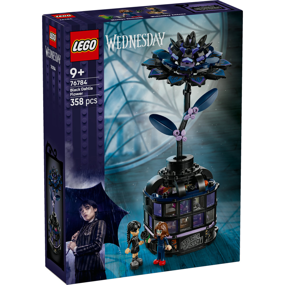 LEGO Wednesday Black Dahlia Flower Toy 76784