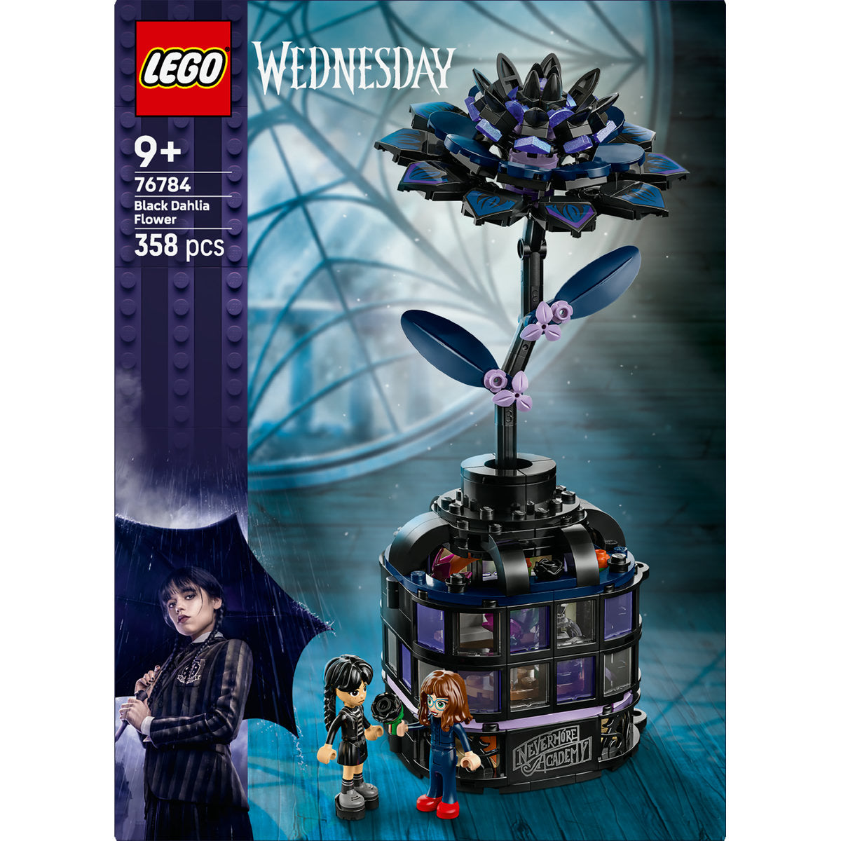 LEGO Wednesday Black Dahlia Flower Toy 76784