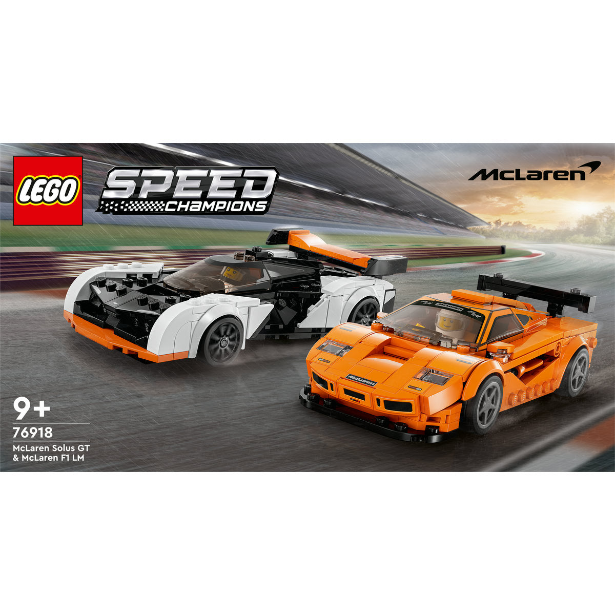 LEGO Speed Champions McLaren Solus GT & McLaren F1 LM 76918