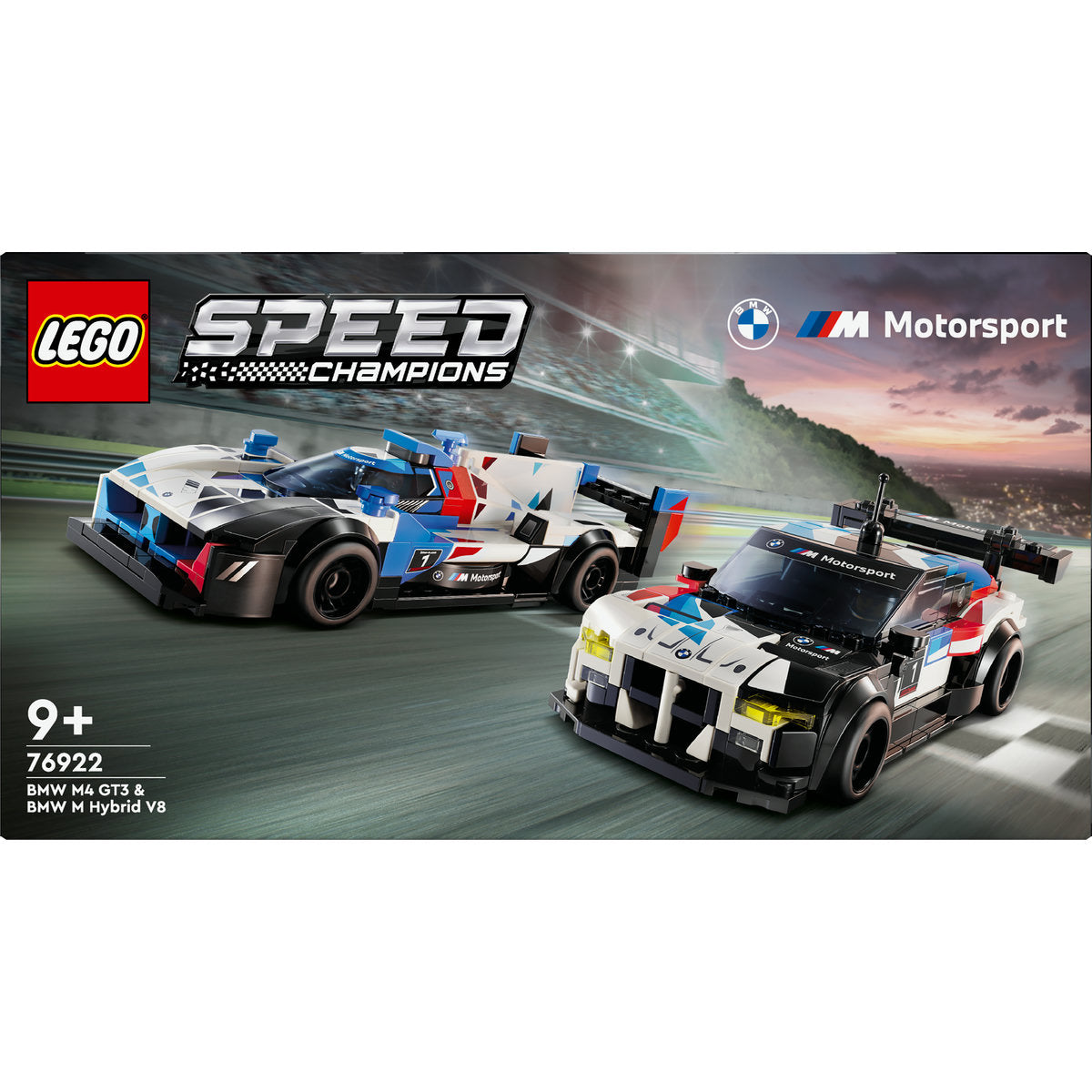 LEGO Speed Champions BMW M4 GT3 & BMW M Hybrid V8 Race Cars 76922 - Moons Toystore
