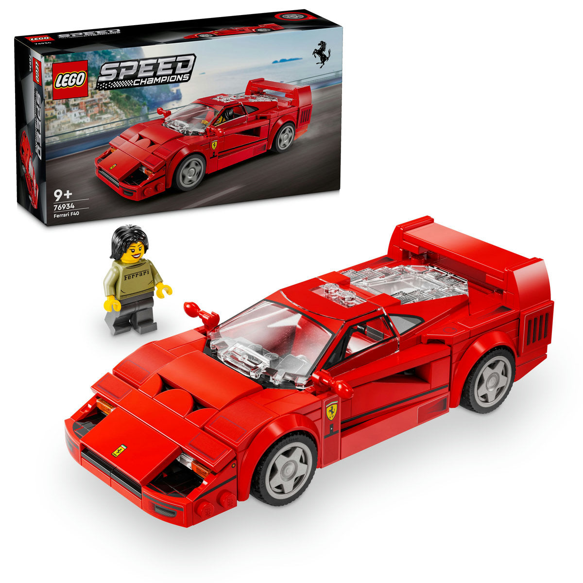 LEGO Speed Champions Ferrari F40 Supercar Toy 76934 - Moons Toystore
