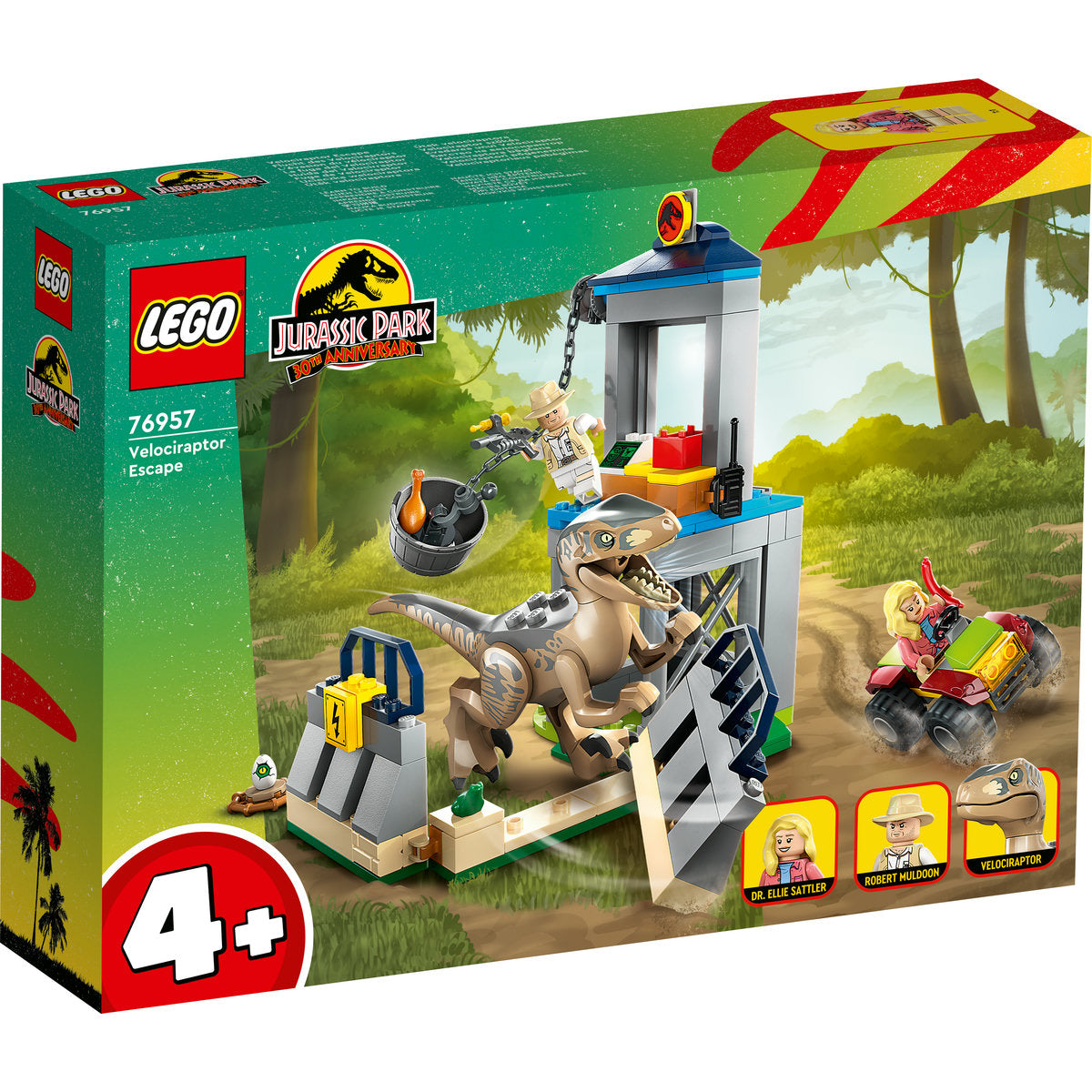 LEGO Jurassic Park Velociraptor Escape Toy Set 76957 - Moons Toystore