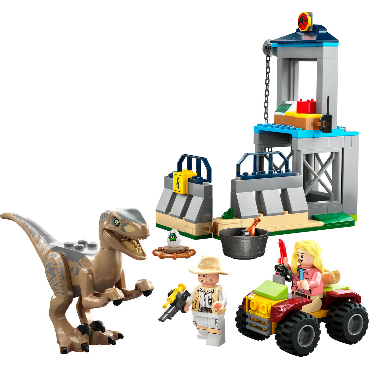 LEGO Jurassic Park Velociraptor Escape Toy Set 76957 - Moons Toystore