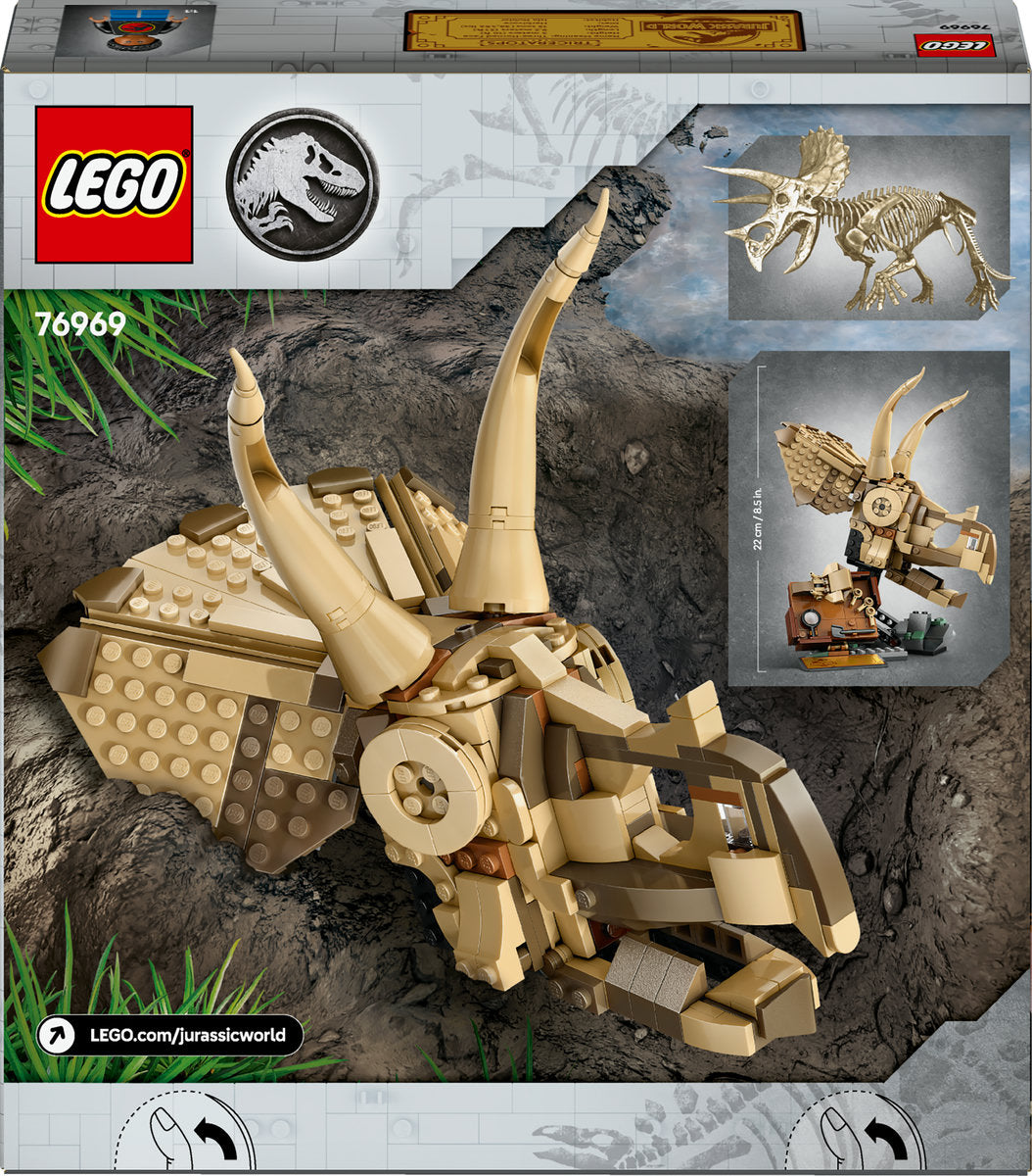 LEGO Jurassic World Dinosaur Fossils: Triceratops Skull 76969