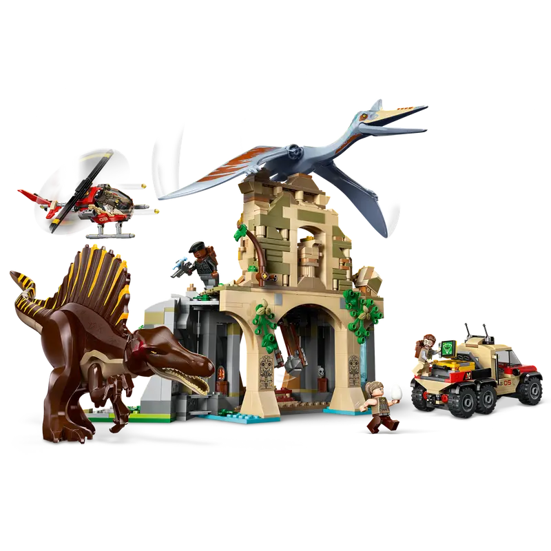 Lego Jurassic World Spinosaurus & Quetzalcoatlus Air Mission 76976