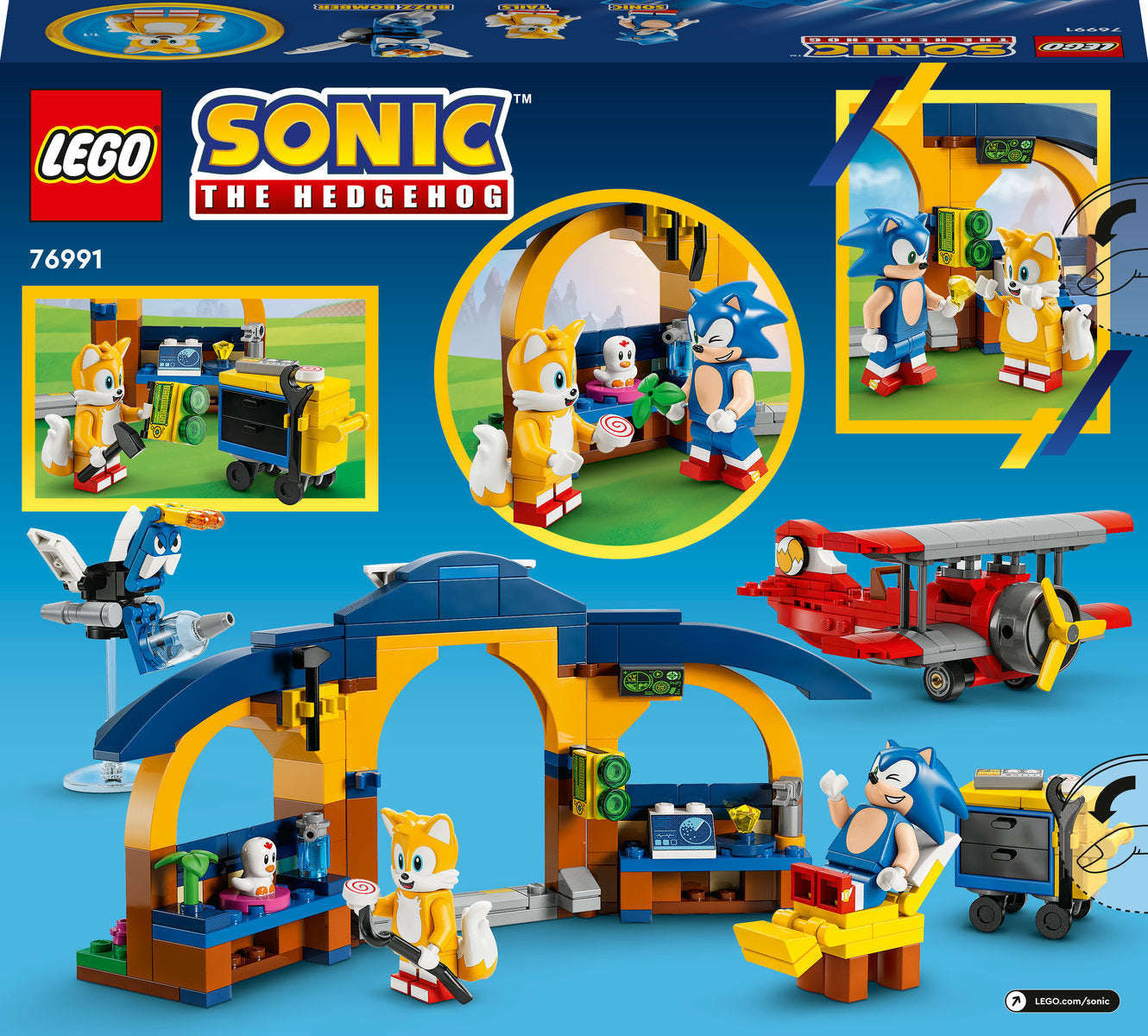 LEGO Sonic the Hedgehog Tails' Workshop and Tornado Plane 76991