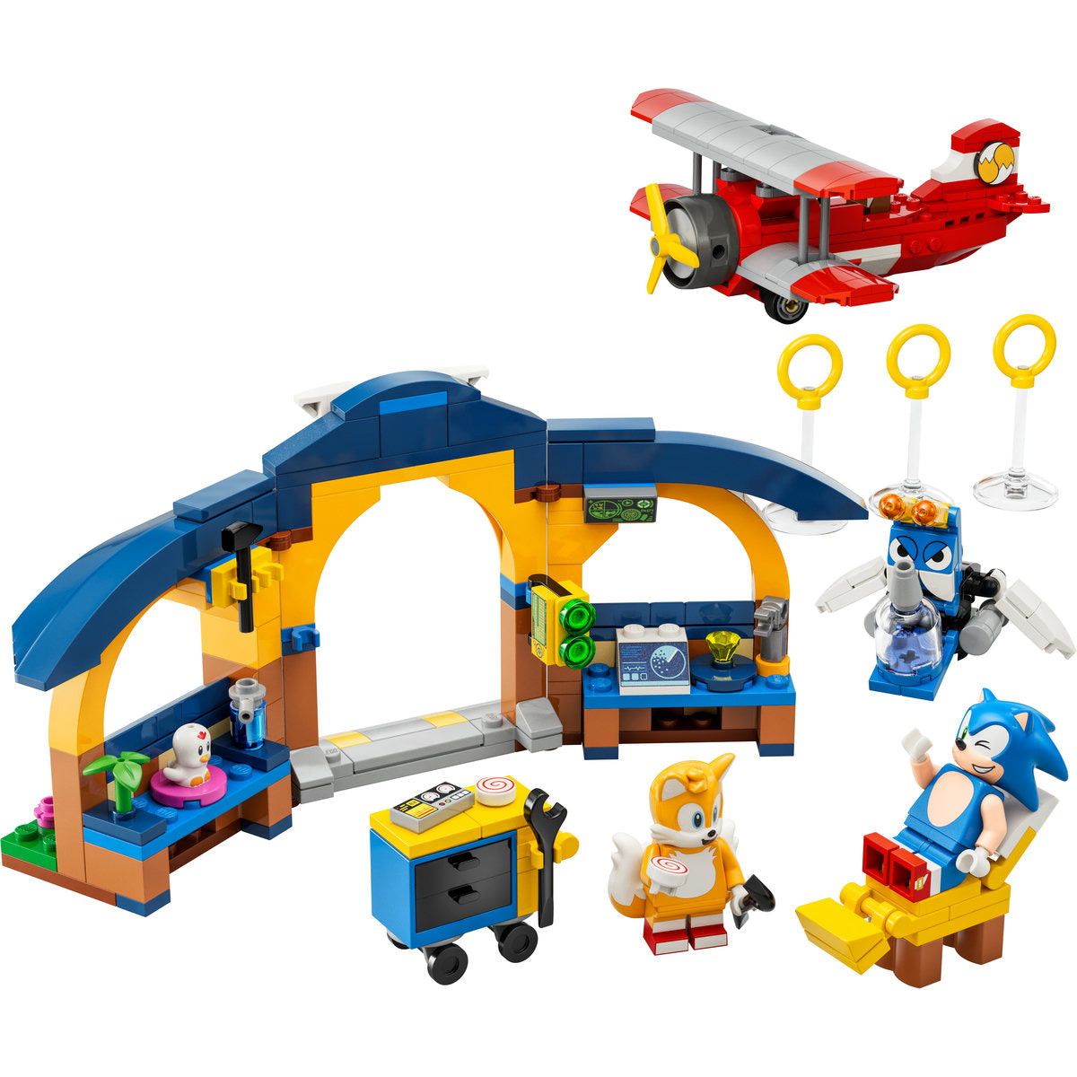 LEGO Sonic the Hedgehog Tails' Workshop and Tornado Plane 76991
