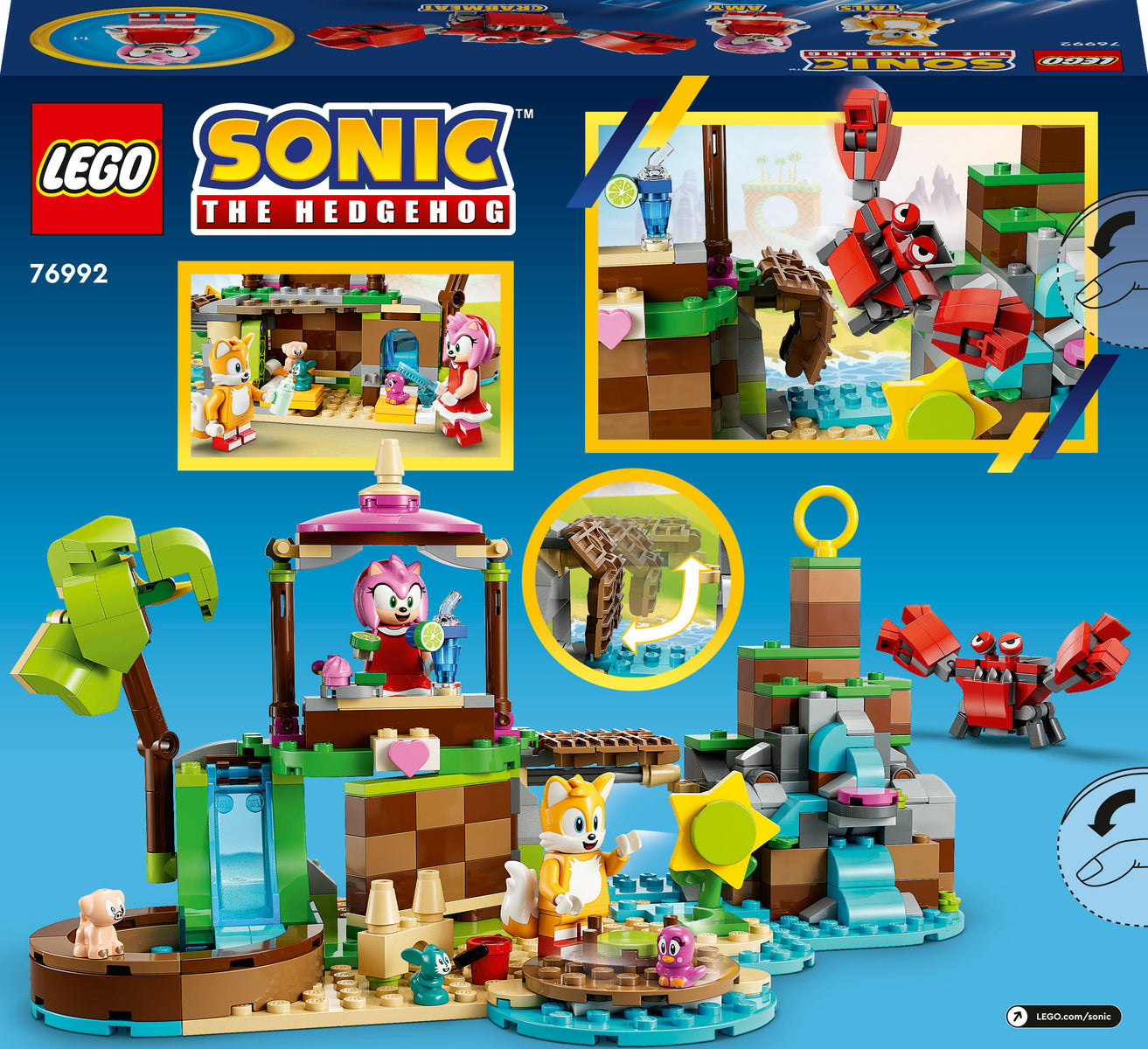 LEGO Sonic the Hedgehog Amy's Animal Rescue Island 76992