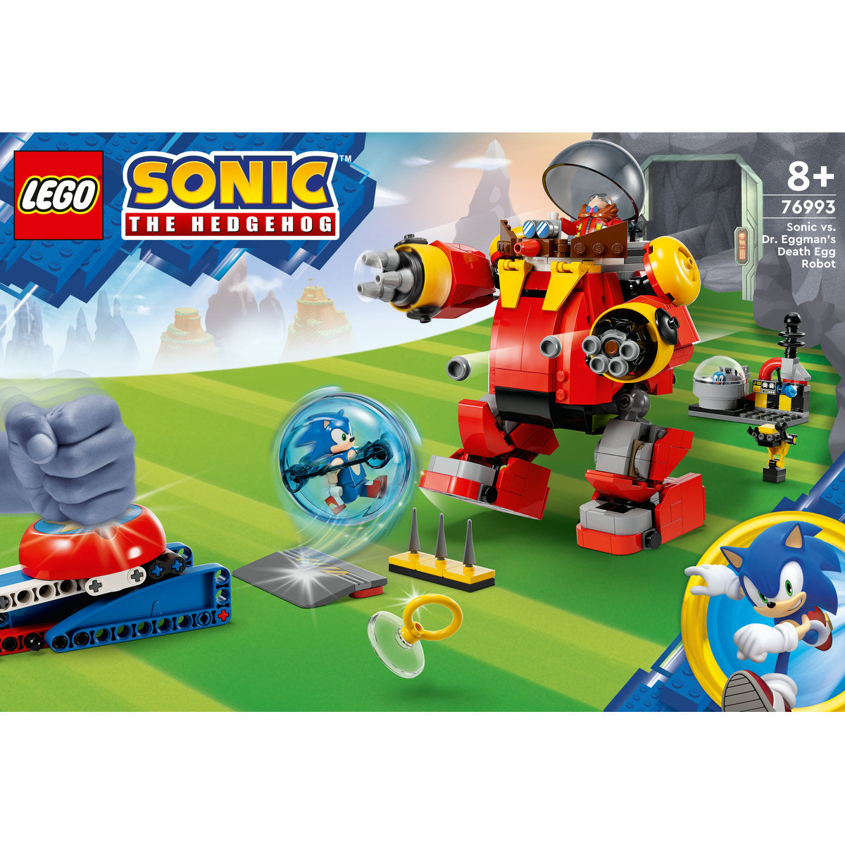 LEGO Sonic the Hedgehog Sonic vs. Dr. Eggman's Death Egg Robot 76993