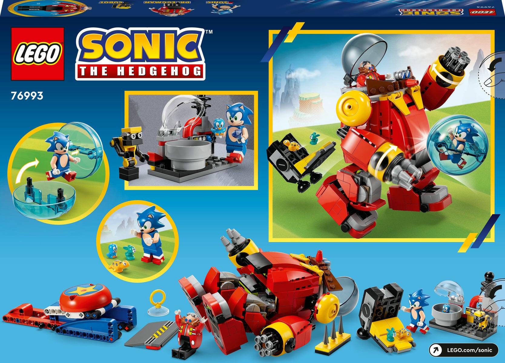 LEGO Sonic the Hedgehog Sonic vs. Dr. Eggman's Death Egg Robot 76993