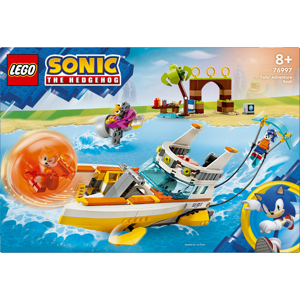 LEGO Sonic the Hedgehog Tails’ Adventure Boat 76997 - Moons Toystore