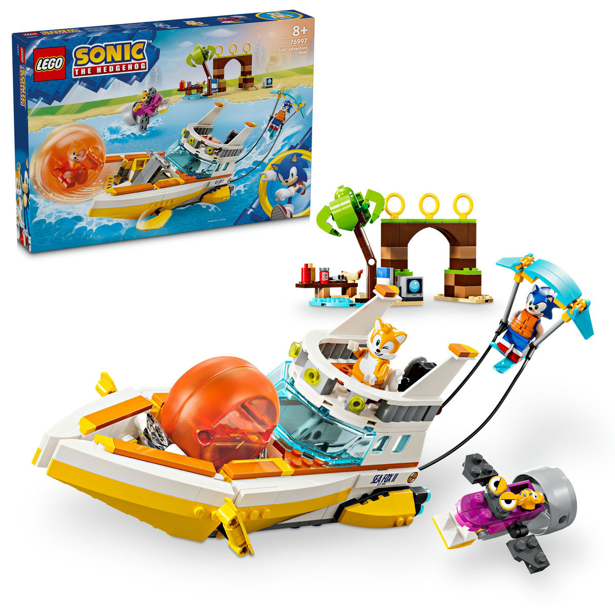 LEGO Sonic the Hedgehog Tails’ Adventure Boat 76997 - Moons Toystore