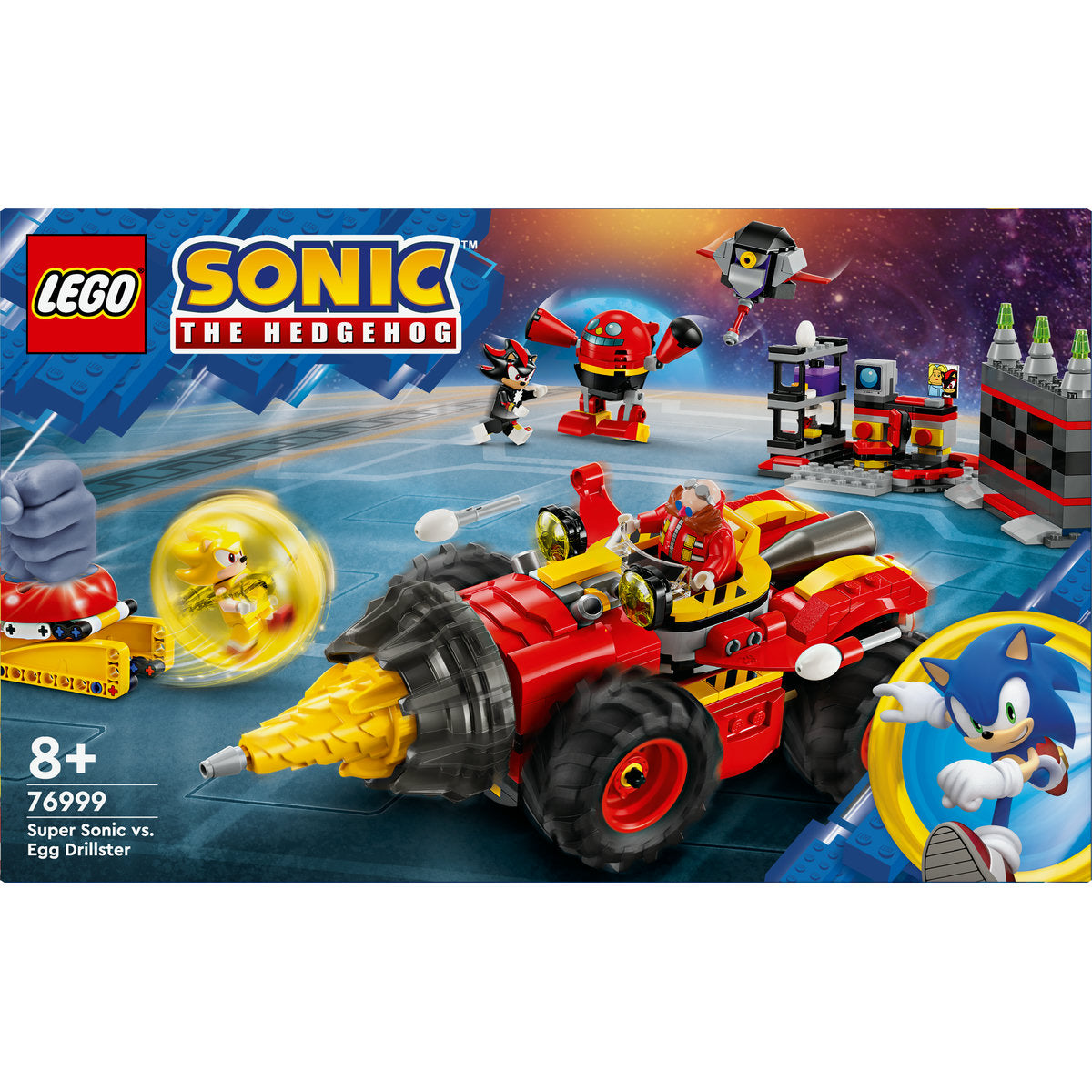 LEGO Sonic the Hedgehog Super Sonic vs. Egg Drillster 76999 - Moons Toystore