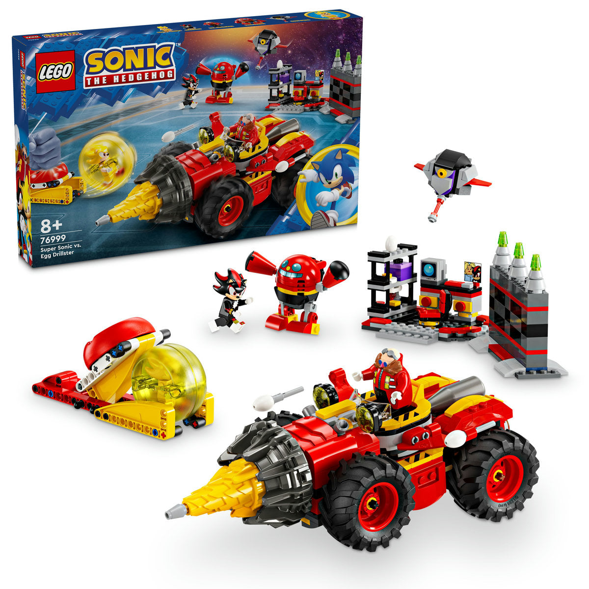 LEGO Sonic the Hedgehog Super Sonic vs. Egg Drillster 76999 - Moons Toystore