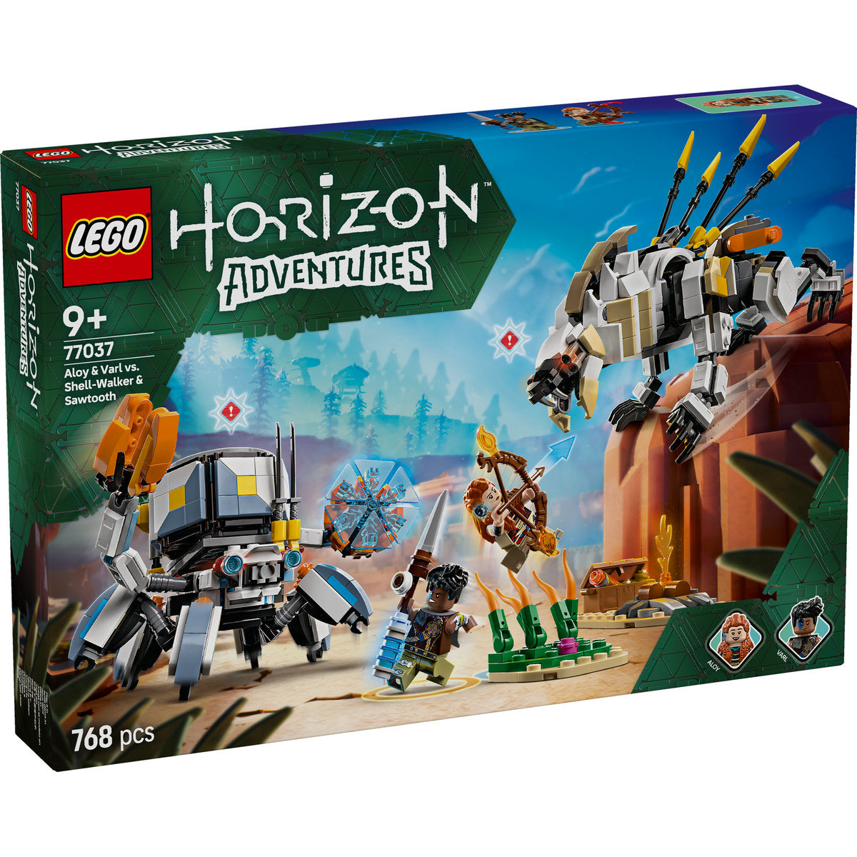 LEGO Horizon Adventures Aloy & Varl vs. Shell-Walker & Sawtooth 77037