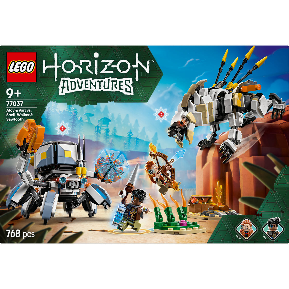LEGO Horizon Adventures Aloy & Varl vs. Shell-Walker & Sawtooth 77037