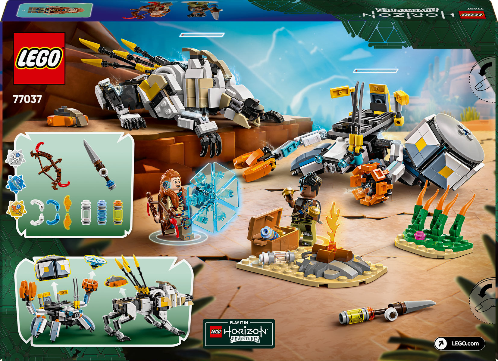 LEGO Horizon Adventures Aloy & Varl vs. Shell-Walker & Sawtooth 77037