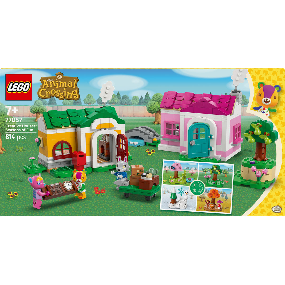 LEGO Animal Crossing Creative Houses: Seasons of Fun 77057