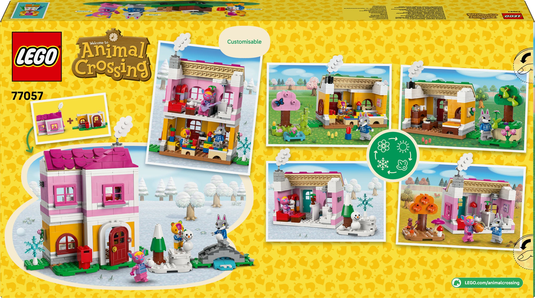 LEGO Animal Crossing Creative Houses: Seasons of Fun 77057