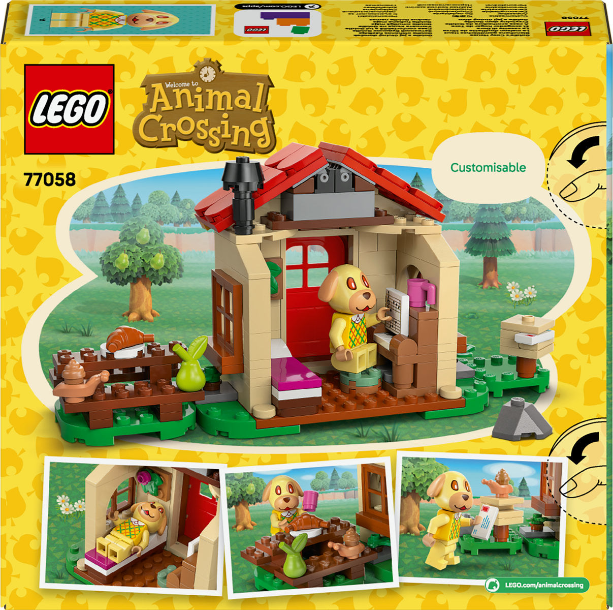 LEGO Animal Crossing Goldie’s Cosy House Toy 77058