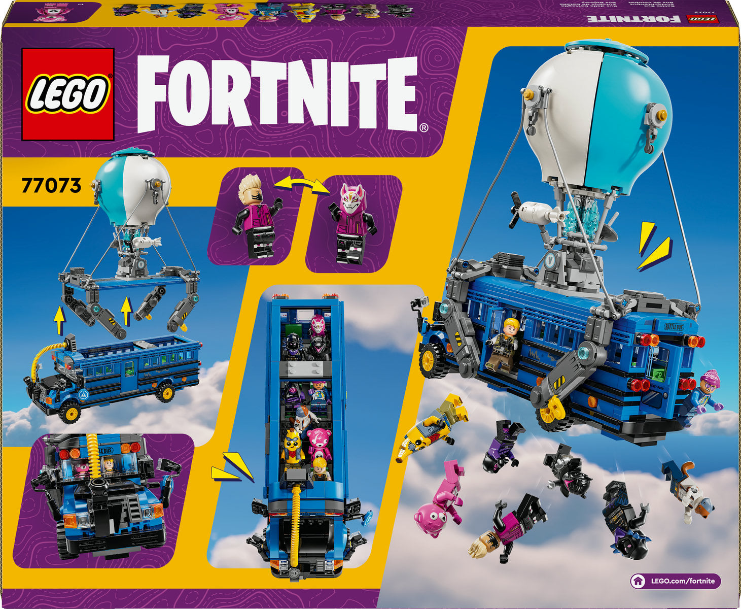 LEGO Fortnite Battle Bus Video Game Toy Set 77073