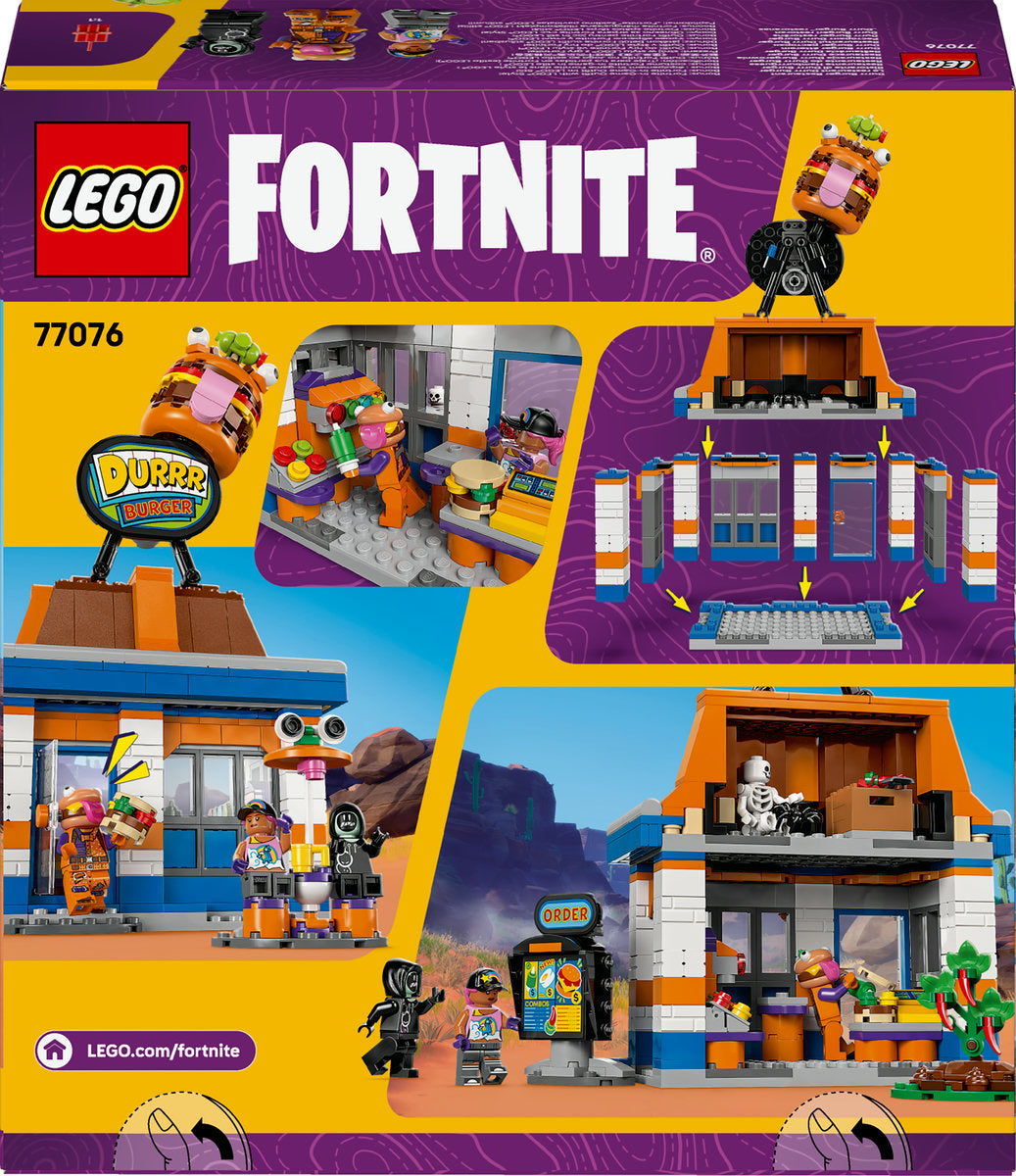 LEGO Fortnite Durrr Burger Restaurant Video Game Toy 77076