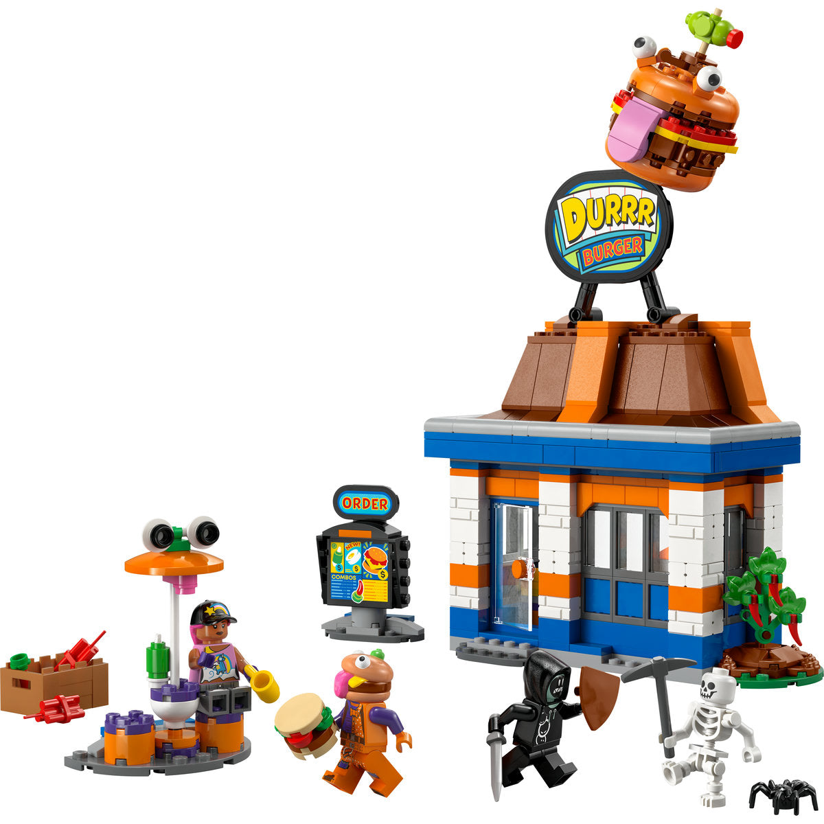 LEGO Fortnite Durrr Burger Restaurant Video Game Toy 77076