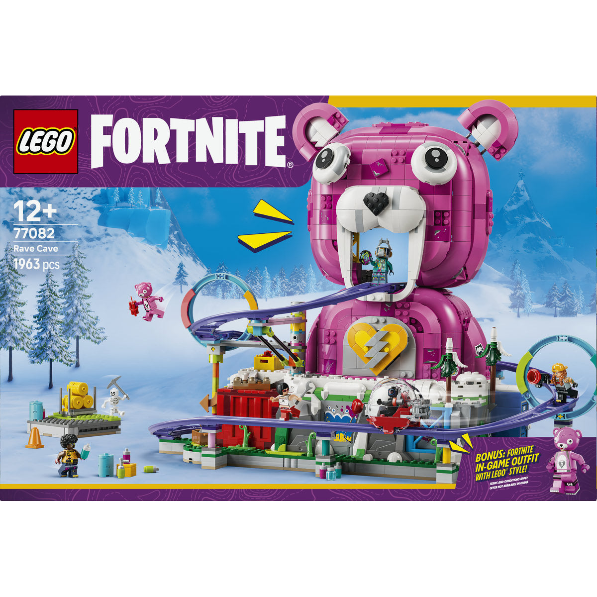 LEGO Fortnite Peely and Sparkplug Camp Building Set 77082