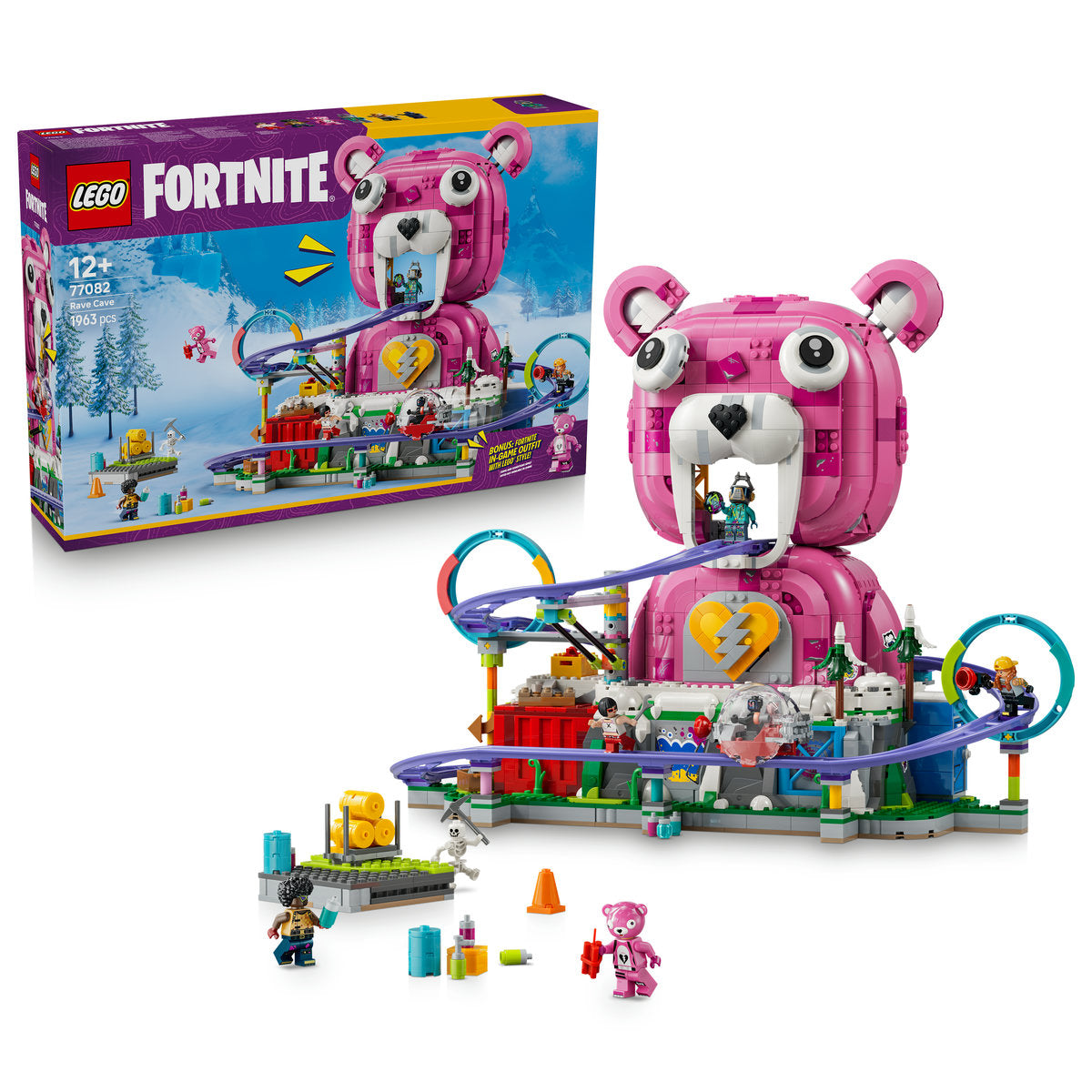 LEGO Fortnite Peely and Sparkplug Camp Building Set 77082