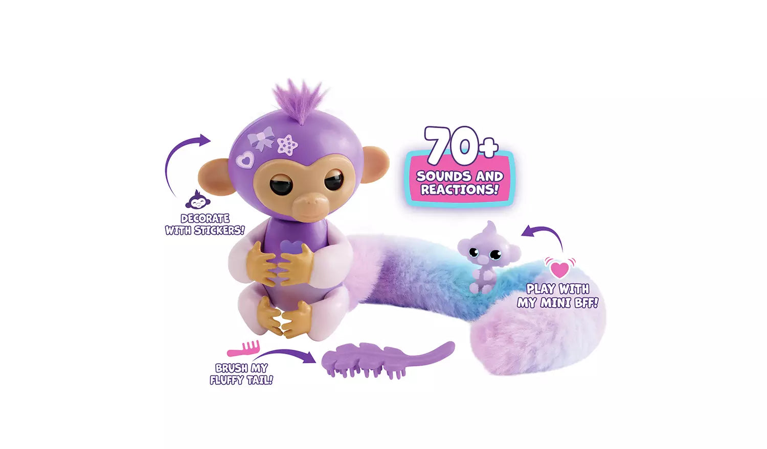 Fingerlings Snuggle Tails Asst