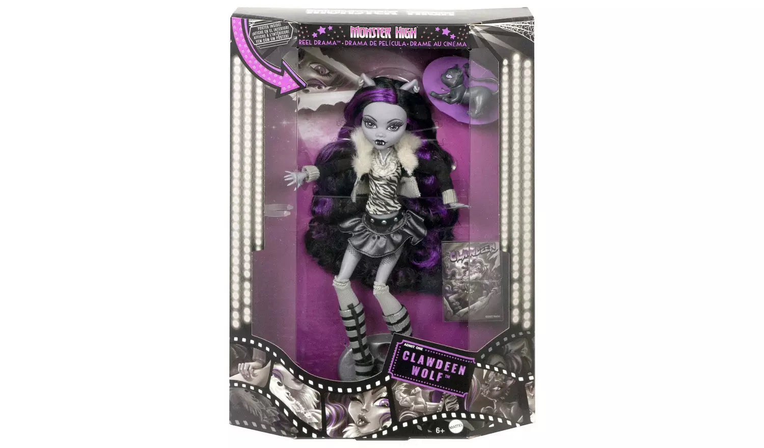 Monster High Reel Drama Clawdeen Wolf