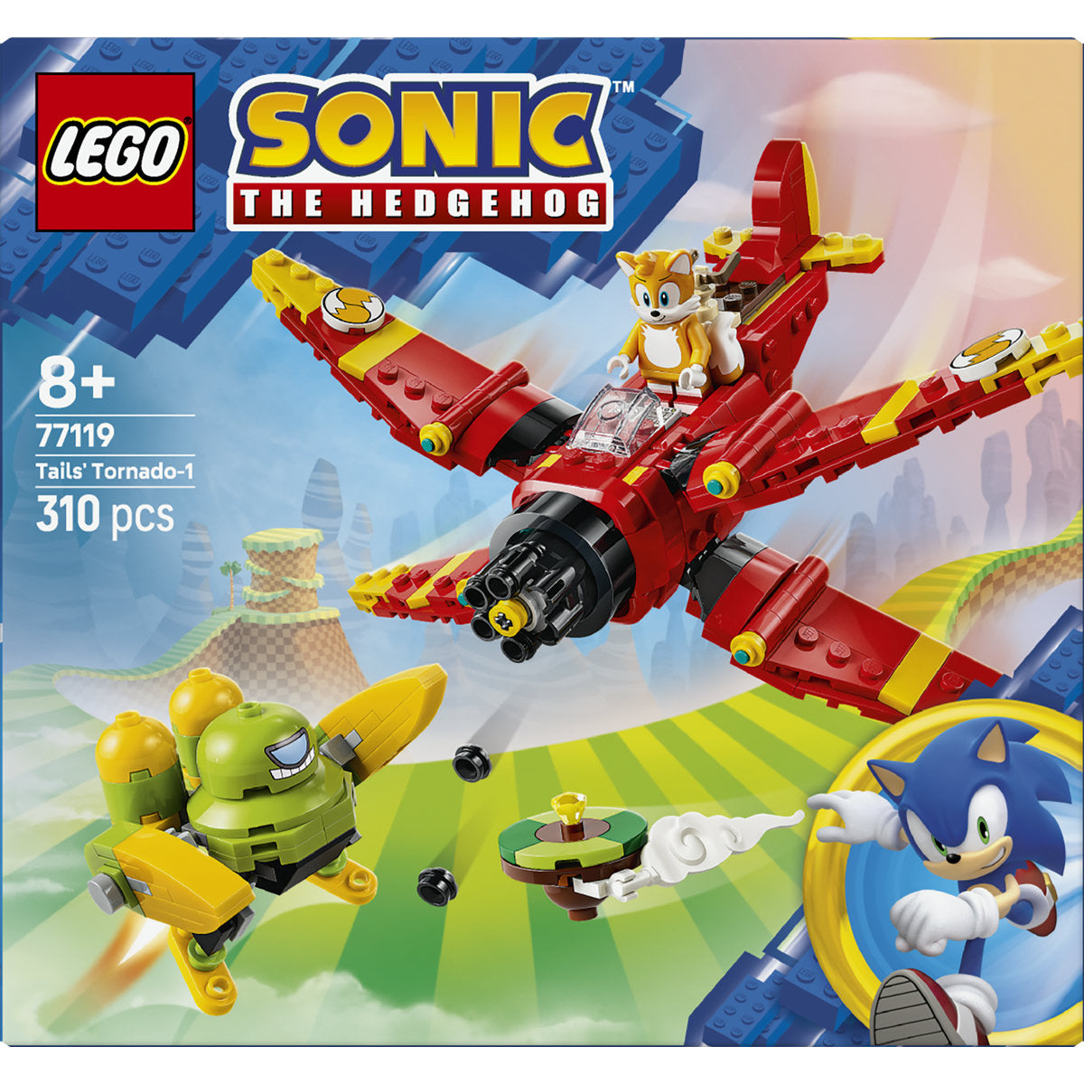 LEGO Sonic the Hedgehog Tails' Tornado-1 Building Set 77119