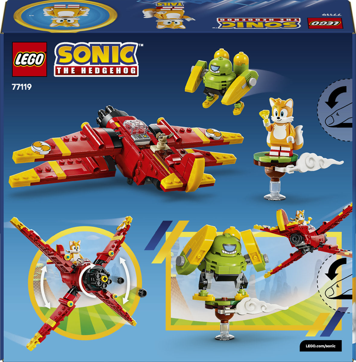 LEGO Sonic the Hedgehog Tails' Tornado-1 Building Set 77119