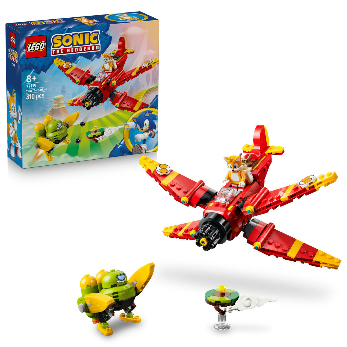 LEGO Sonic the Hedgehog Tails' Tornado-1 Building Set 77119