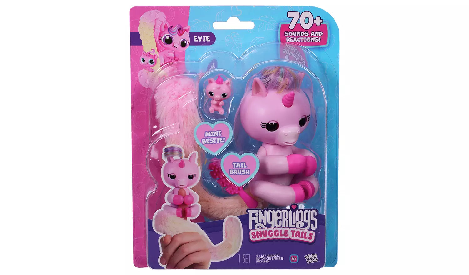Fingerlings Snuggle Tails Asst