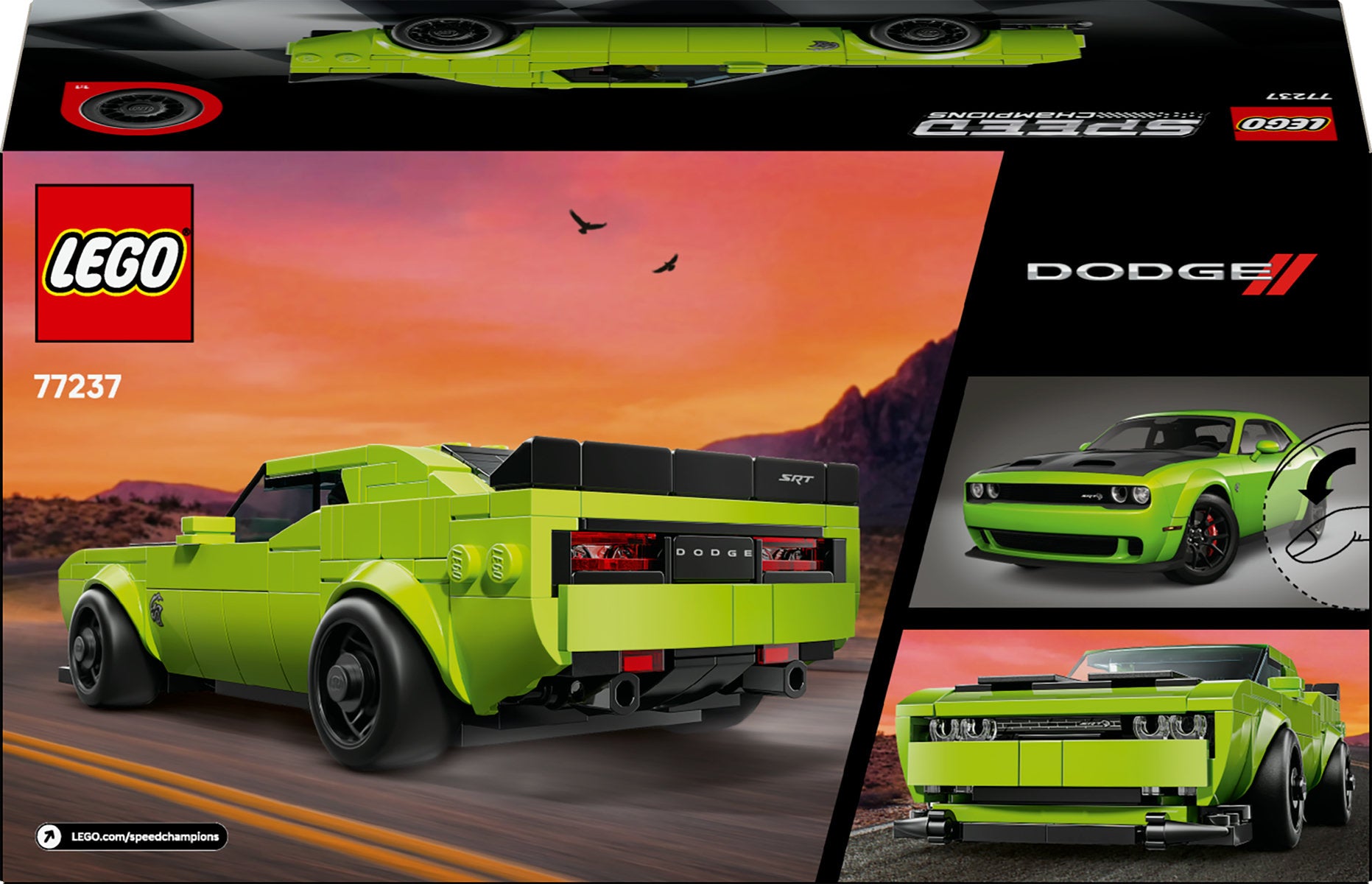 LEGO Speed Champions Dodge Challenger SRT Hellcat Sports Car 77237