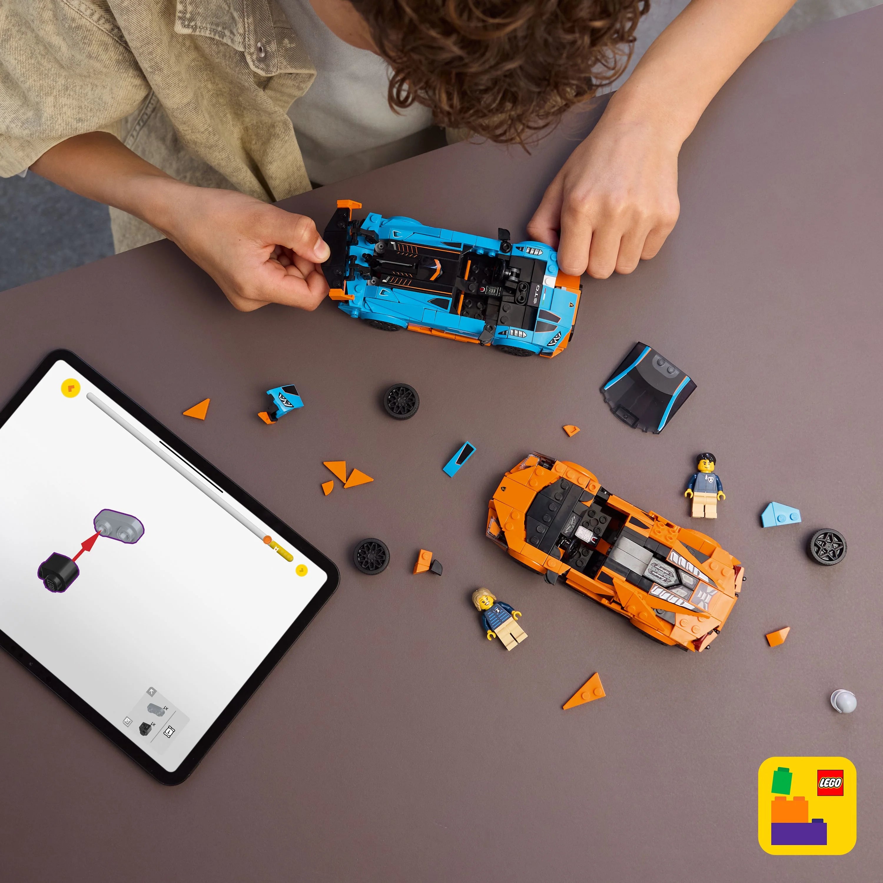LEGO Speed Champions Lamborghini Revuelto & Huracán STO 77238