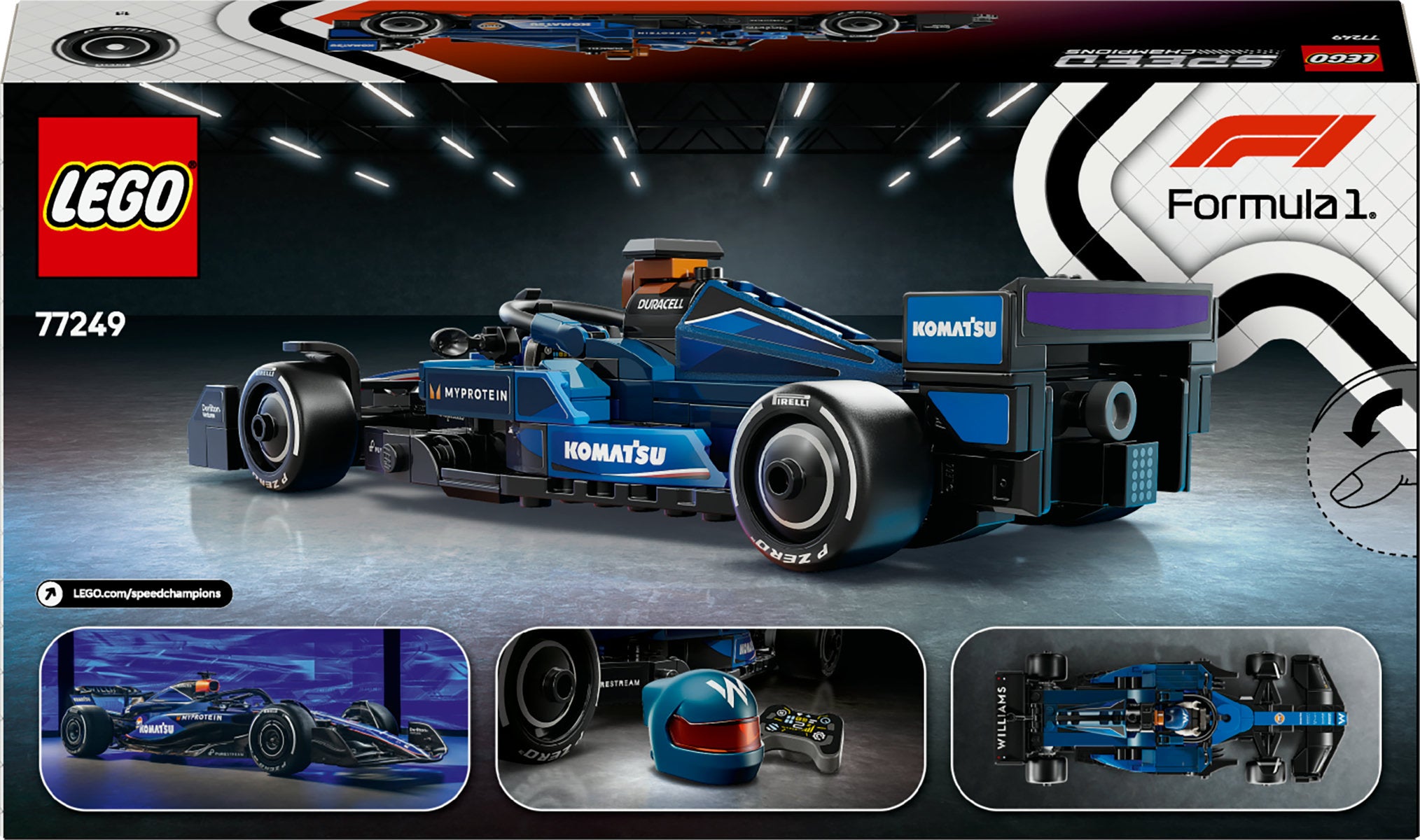 LEGO Speed Champions Williams Racing FW46 F1 Race Car 77249