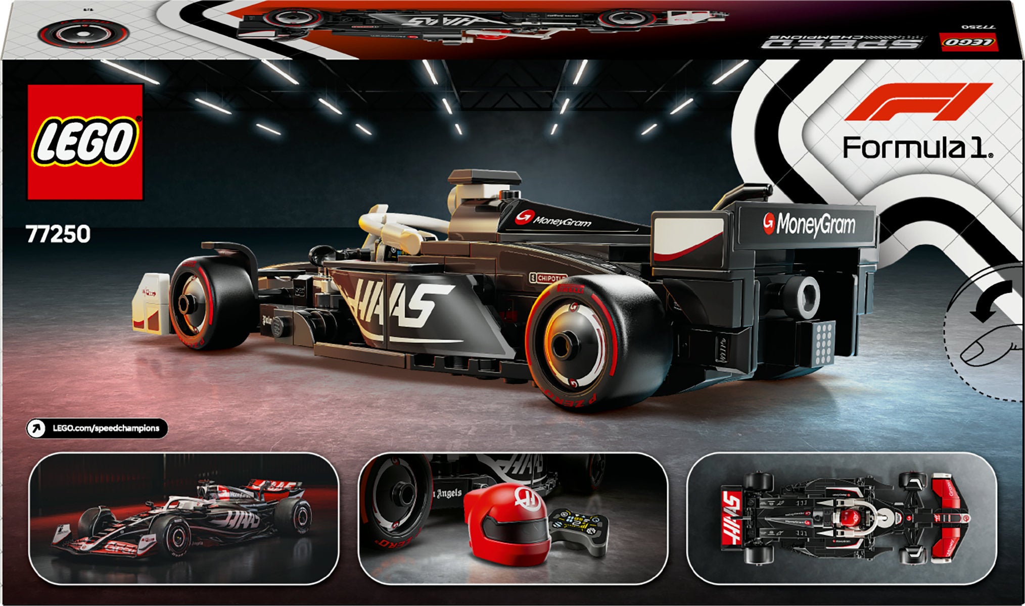 LEGO Speed Champions MoneyGram Haas F1 Team VF-24 Race Car 77250