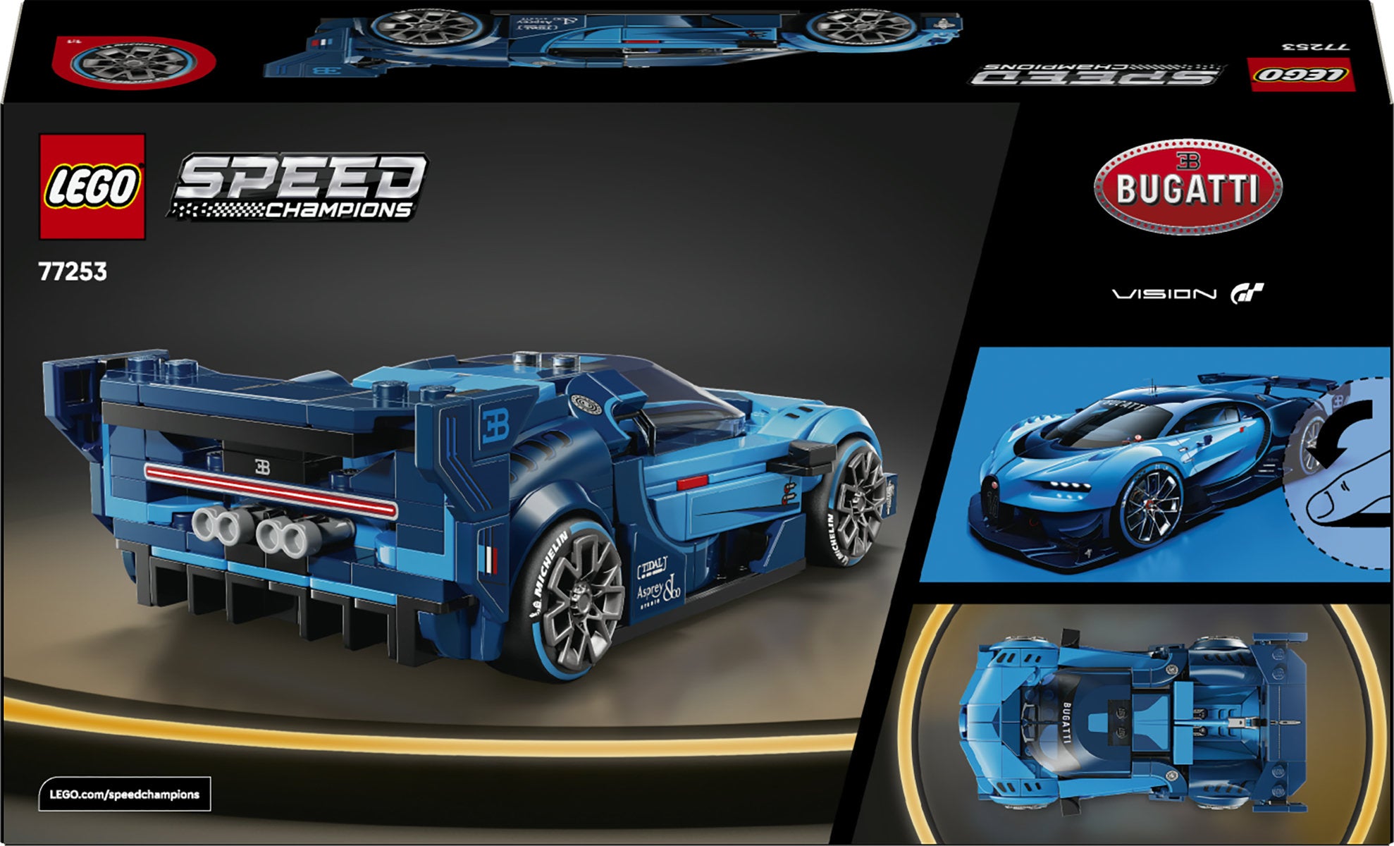 LEGO Speed Champions Bugatti Vision Gran Turismo Hyper Sports Car 77253
