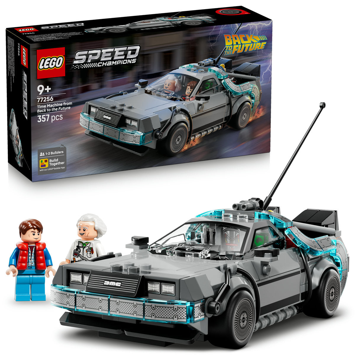 LEGO Speed Champions Time Machine from Back to the Future 77256