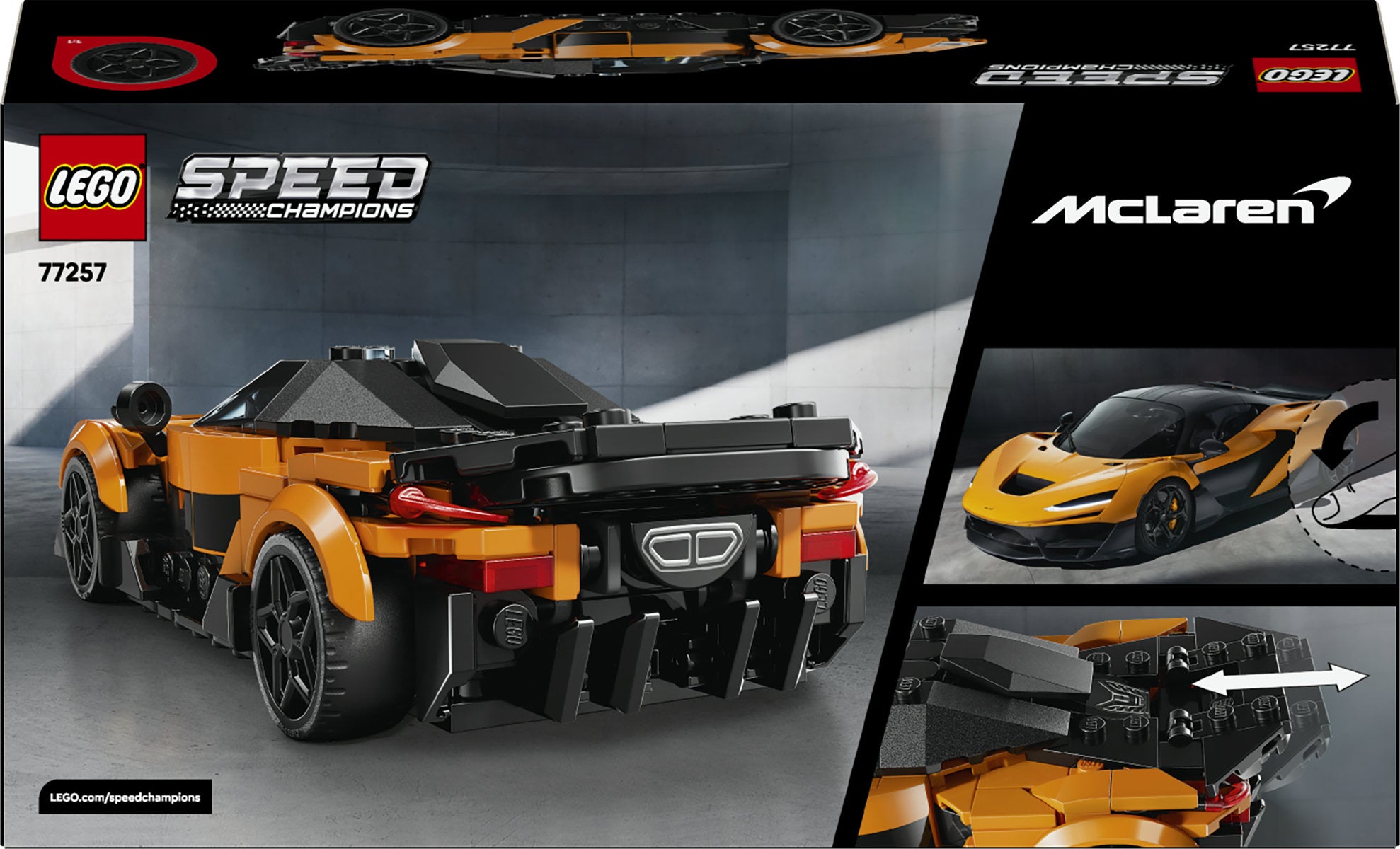 LEGO Speed Champions McLaren W1 Toy Car Model 77257