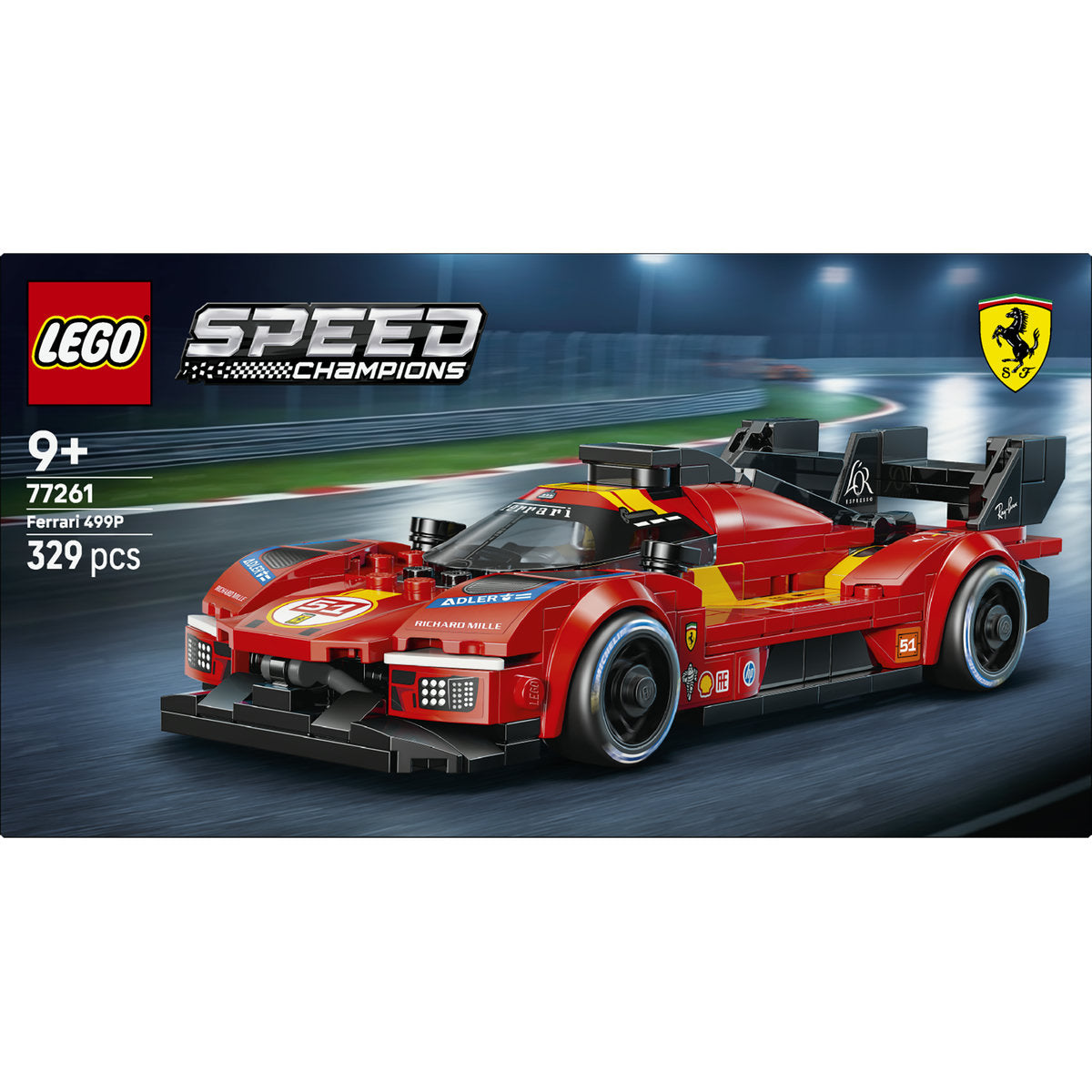 LEGO Speed Champions Ferrari 499P Race Car Building Set 77261