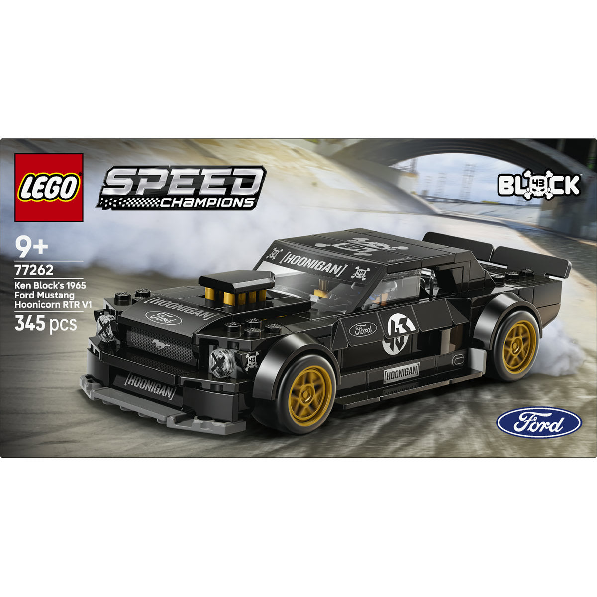 LEGO Speed Champions Ford Mustang Hoonicorn V1 Race Car Building Set 77262