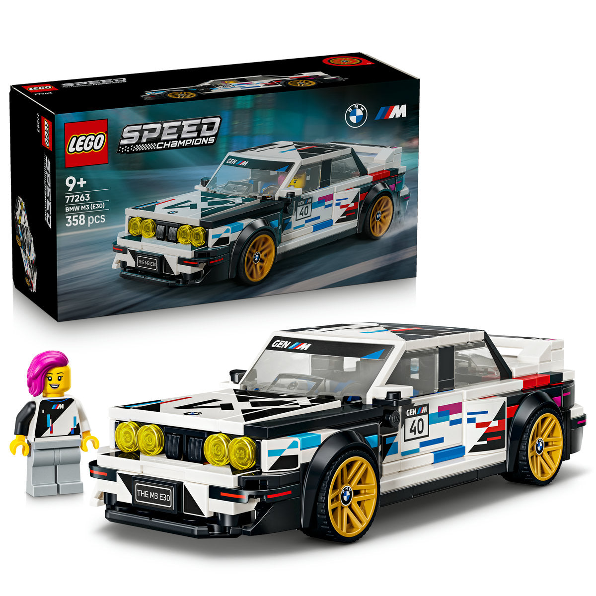 LEGO Speed Champions BMW M3 (E30) Building Set 77263