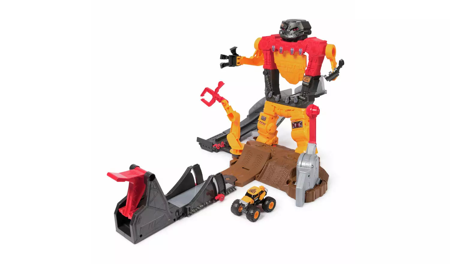 Monster Jam 1:64 Smash & Bash Playset