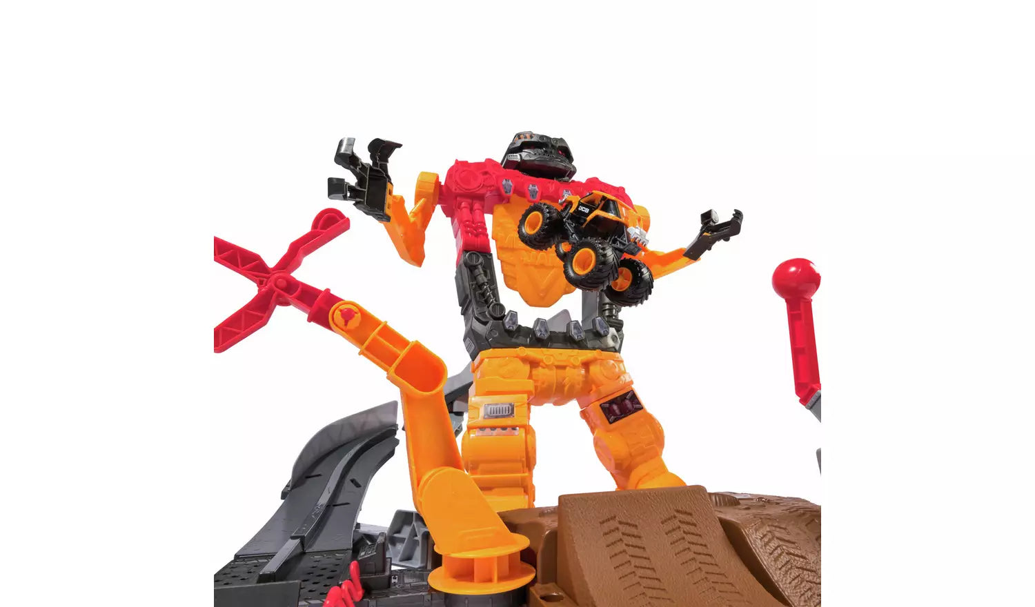 Monster Jam 1:64 Smash & Bash Playset